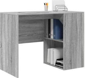 Biurko vidaXL Szare 102 cm x 50 cm 3