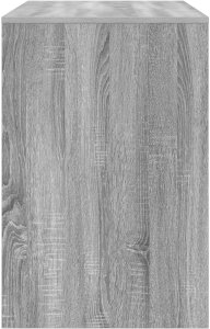 Biurko vidaXL Szare 102 cm x 50 cm 5