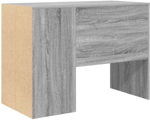 Biurko vidaXL Szare 102 cm x 50 cm 6