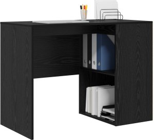 Biurko vidaXL Czarne 100 cm x 50 cm 3