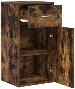 vidaXL Rustykalna szafka wędzonego dębu Wędzony dąb 4