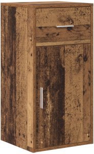 vidaXL Brązowa szafa na przechowywanie Stare drewno Drewno drzewne Średni 2