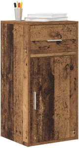 vidaXL Brązowa szafa na przechowywanie Stare drewno Drewno drzewne Średni 3