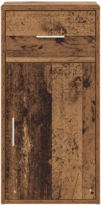 vidaXL Brązowa szafa na przechowywanie Stare drewno Drewno drzewne Średni 5