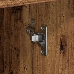 vidaXL Brązowa szafa na przechowywanie Stare drewno Drewno drzewne Średni 9