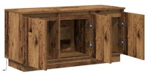 vidaXL Szafka RTV Stare Drewno 100x38x49 cm Drewno Inżynieryjne 6