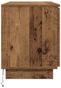 vidaXL Szafka RTV Stare Drewno 100x38x49 cm Drewno Inżynieryjne 8