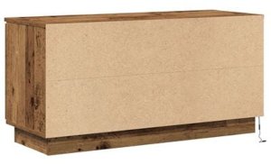 vidaXL Szafka RTV Stare Drewno 100x38x49 cm Drewno Inżynieryjne 9