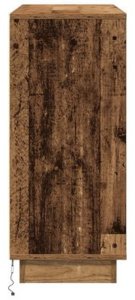 vidaXL Regał z LED w stylu starym 90x32x75 cm z drewna inżynieryjnego 10