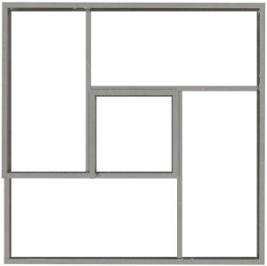 vidaXL Donica Metalowa Stal Nierdzewna Duża Trwała Prostokątna 8