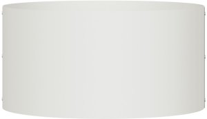 vidaXL Białe metalowe donice Biała Metal 40 cm średnicy Donice metalowe 6