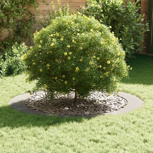 vidaXL Donica ze stali nierdzewnej Stal nierdzewna Duża Okrągła donica 3