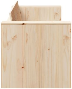 vidaXL Sofa ogrodowa 2-osobowa 134x60x62 cm z litego drewna sosnowego 4