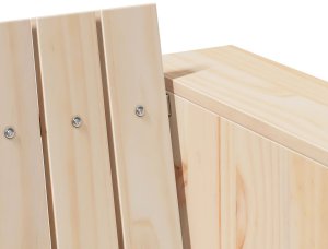 vidaXL Sofa ogrodowa 2-osobowa 134x60x62 cm z litego drewna sosnowego 6