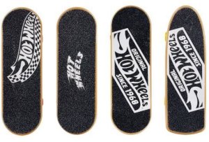 Hot Wheels Skate Fingerboard & Shoe - finger skateboard, 4 pcs. 1