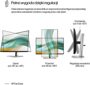 Monitor HP Series 5 Pro 524pf 23.8" Full HD Monitor (9D9L6A5) 9