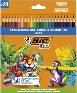 BIC Colored pencils Kids Smooth 24 colours set 3