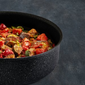 Tefal Intens'Ceram frying pan with glass lid 24 cm/3.2 L, black 3