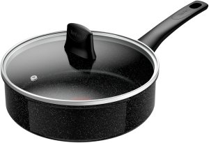 Tefal Intens'Ceram frying pan with glass lid 24 cm/3.2 L, black 6