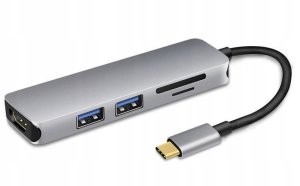 Satechi USB-C Hub - Starry Grey, 3 Ports, Card Readers 2