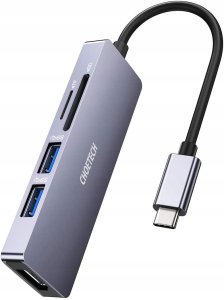 Satechi USB-C Hub - Starry Grey, 3 Ports, Card Readers 4