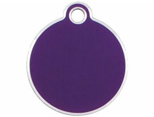 Tabliczka identyfikacyjna Imarc Circle Liliowy 1