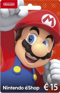 Nintendo eShop gift card 15 euros, activation card 1