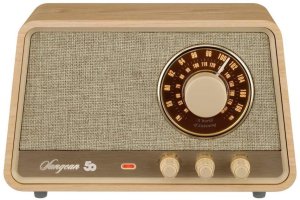 Sangean WR-101 table radio, Bluetooth, light oak 2
