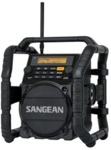 Sangean U5 DBT construction site radio 1