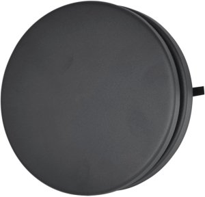 Metal air supply diffuser DMKP100A, anthracite color. 1