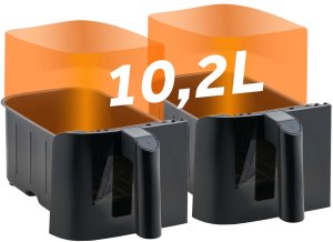 Frytkownica beztłuszczowa Berdsen Duża frytkownica beztłuszczowa Air fryer BD-657 czarna 5