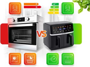 Frytkownica beztłuszczowa Berdsen Duża frytkownica beztłuszczowa Air fryer BD-657 czarna 15