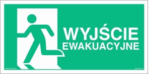 Wyjście Ewakuacyjne W Lewo - Duży Znak Ewaukacyjny Świecący W Nocy 400X200 Libres Polska Sp Sgp-Ac130_400X200_Ps 5903816006240 1