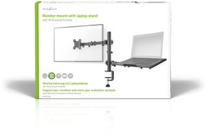 Nedis Duo monitor arm at laptop level 6