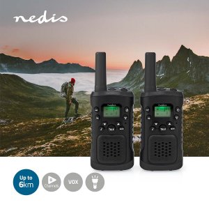 Nedis walkie-talkie WLTK0610BK, 2 pcs. 2