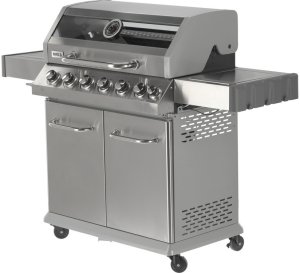 YG.GAS GRILL 6+1 STAINLESS STEEL 20.5KW / GLASS 1