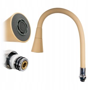 INVENA HULA sink faucet spout, beige 3