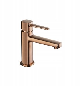 Washbasin faucet INVENA GLAMOR, copper color, low 2