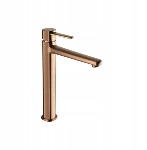 Washbasin faucet INVENA GLAMOR, copper color, high 2