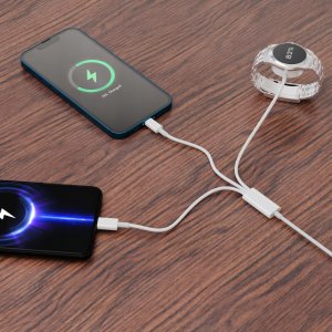 Kabel USB Devia USB-C - Lightning 1.2 m Biały (6942297109544) 5