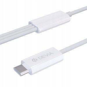 Kabel USB Devia USB-C - Lightning 1.2 m Biały (6942297109544) 7
