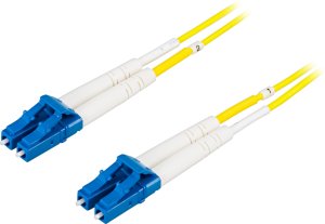 DELTACO LC-LC SM OS2 5 m fiber optic cable 1