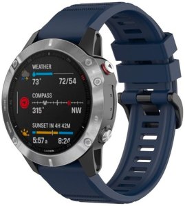Fixed QuickFit silicone strap, 22 mm, blue 1