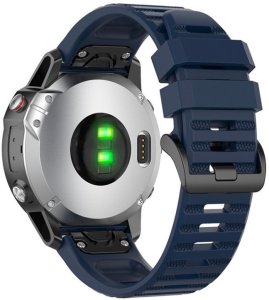 Fixed QuickFit silicone strap, 22 mm, blue 4