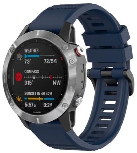 Fixed QuickFit silicone strap, 22 mm, blue 6