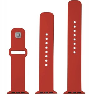 Fixed Fixed silicone smartwatch strap, Apple Watch 42 / 44 / 45 mm, red 3