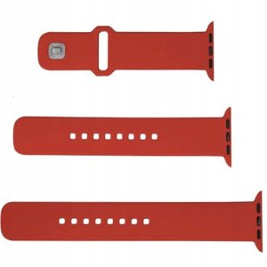 Fixed Fixed silicone smartwatch strap, Apple Watch 42 / 44 / 45 mm, red 4