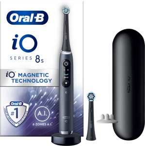Oral-B iO Series 8s electric toothbrush, black 1