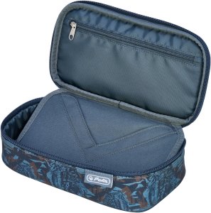 Piórnik Herlitz Piórnik kosmetyczka etui usztywniany klapką duży XXL BeatBox Tiger HERLITZ 3