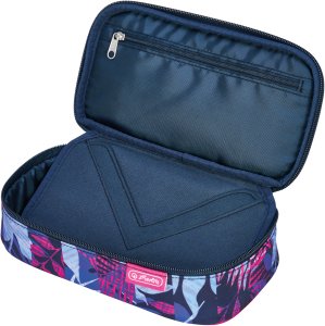 Piórnik Herlitz Kosmetyczka etui usztywniany klapką duży XXL BeatBox Flower 2